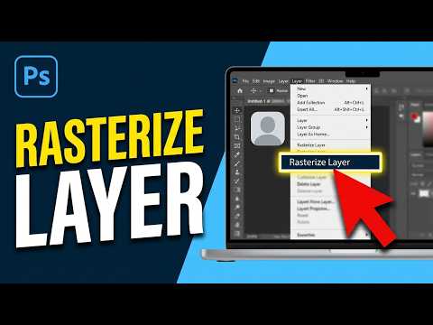 How to Rasterize Layer in Adobe Photoshop 2026 (Simple Step)