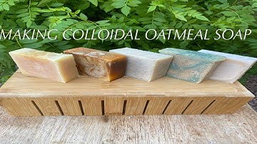 MAKING COLLOIDAL OATMEAL SOAP #handmade #handmadewithlove #skincare #soap