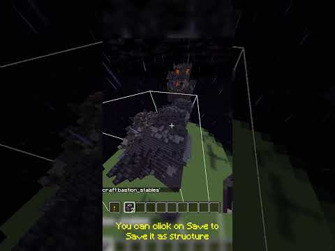 How to use Structure Block in Minecraft! #minecraft #gaming