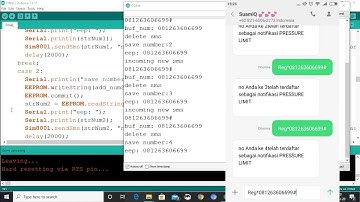 Registrasi Number with SMS to SIM800 arduino ESP32