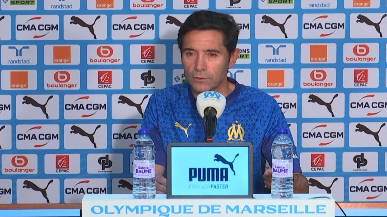 Marcelino conférence d'avant match 