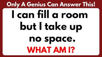 ONLY A GENIUS CAN ANSWER THESE 15 TRICKY RIDDLES | Riddles Quiz -  Part 27