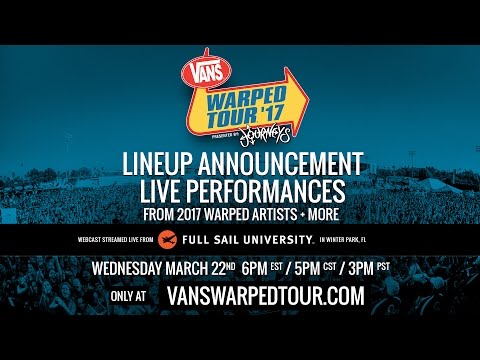 2017 Vans Warped Tour :: Live Artist Announce Webcast