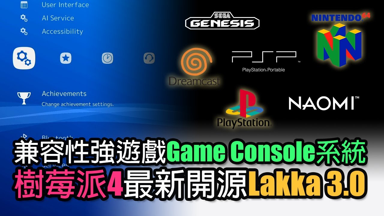 樹莓派4 Lakka 3.0 N64 PSP DreamCast Raspberry Pi 4【中文字幕】 YouTube