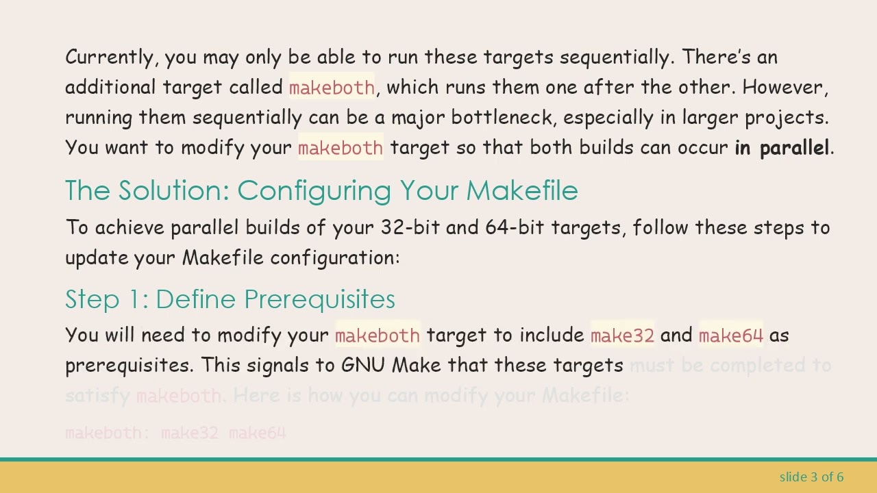 Mastering Parallel Builds in GNU Make: Running 32-bit and 64-bit Targets Simultaneously