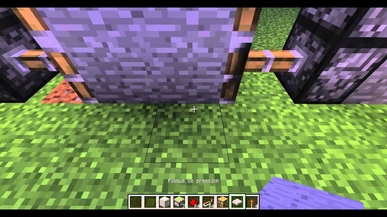 [tuto] minecraft:comment faire une porte à piston - YouTube