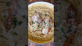 Creamy Chicken Pesto Pasta 🍝🌿✨ #pasta #pestopasta #cook #recipe #foodie #food #eat #cooking #fyp