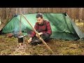 Bushcraft - Camp Fire with Pot Hanger, Coffee and Day Pack Gear Overview