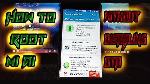 How to root MI A1 using pc without disabling OTA update | Mayuresh Salvankar