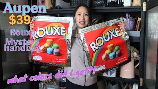Aupen Rouxe mystery handbag unboxing