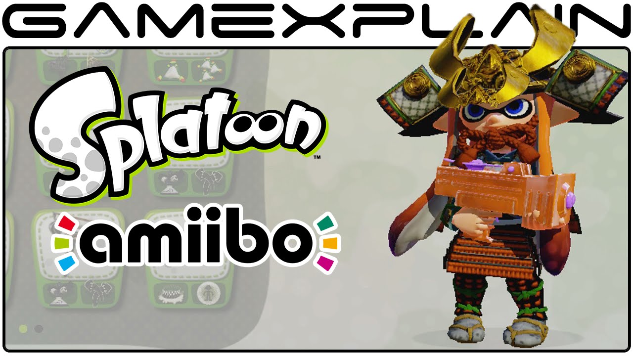 Splatoon Samurai Gear Costume (amiibo unlockable) YouTube