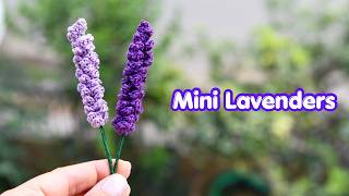 Crochet Tutorial: Mini Lavenders 🪻 - YouTube