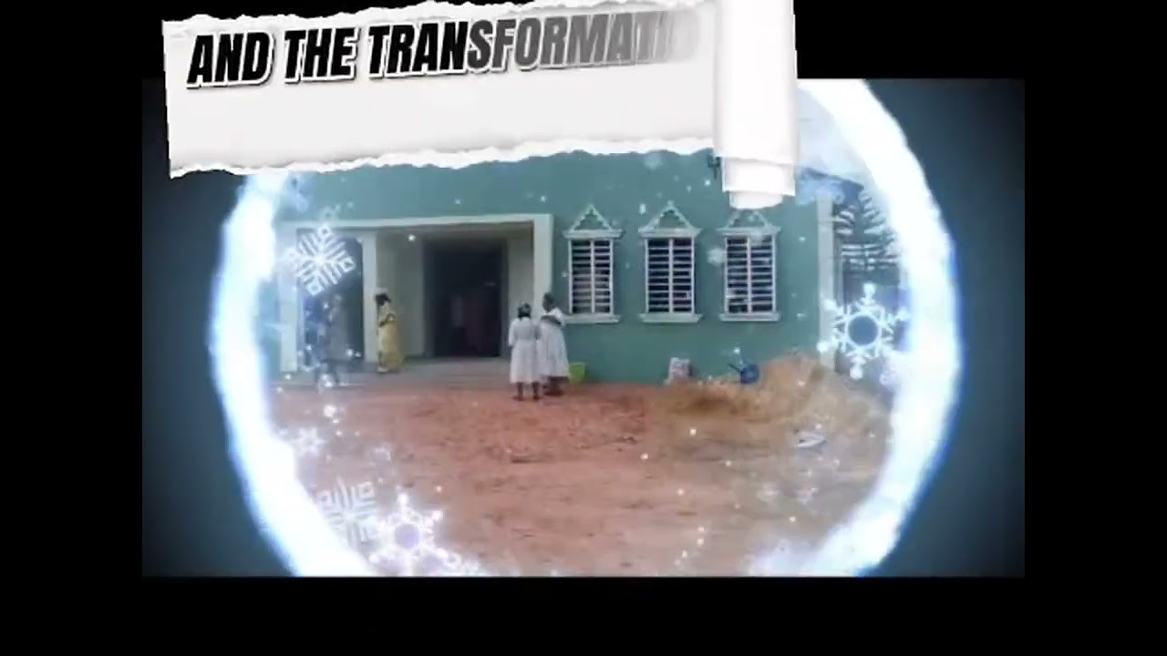 What a beautiful transformation. Before Daddy G. O visited the parish and after wow.....