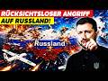 Zelenskyy hat den Befehl erteilt! Hunderte Drohnen treffen Russland! Hölle in St. Petersburg!