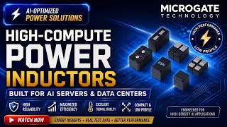 High-Current Inductors Dedicated for High-Compute Applications: No Compromise on Performance!