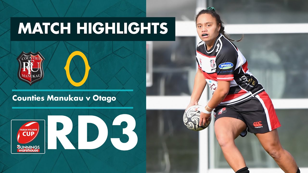 RD 3 HIGHLIGHTS Counties Manukau v Otago (Farah Palmer Cup 2021)