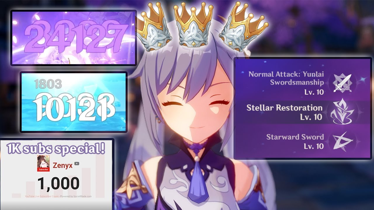 What Does TripleCrowning Keqing looks like (1k Subs Special