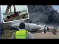 Passengers stuck on train / Plane crash in Somalia / 12 dead as bus plunges into Indian river