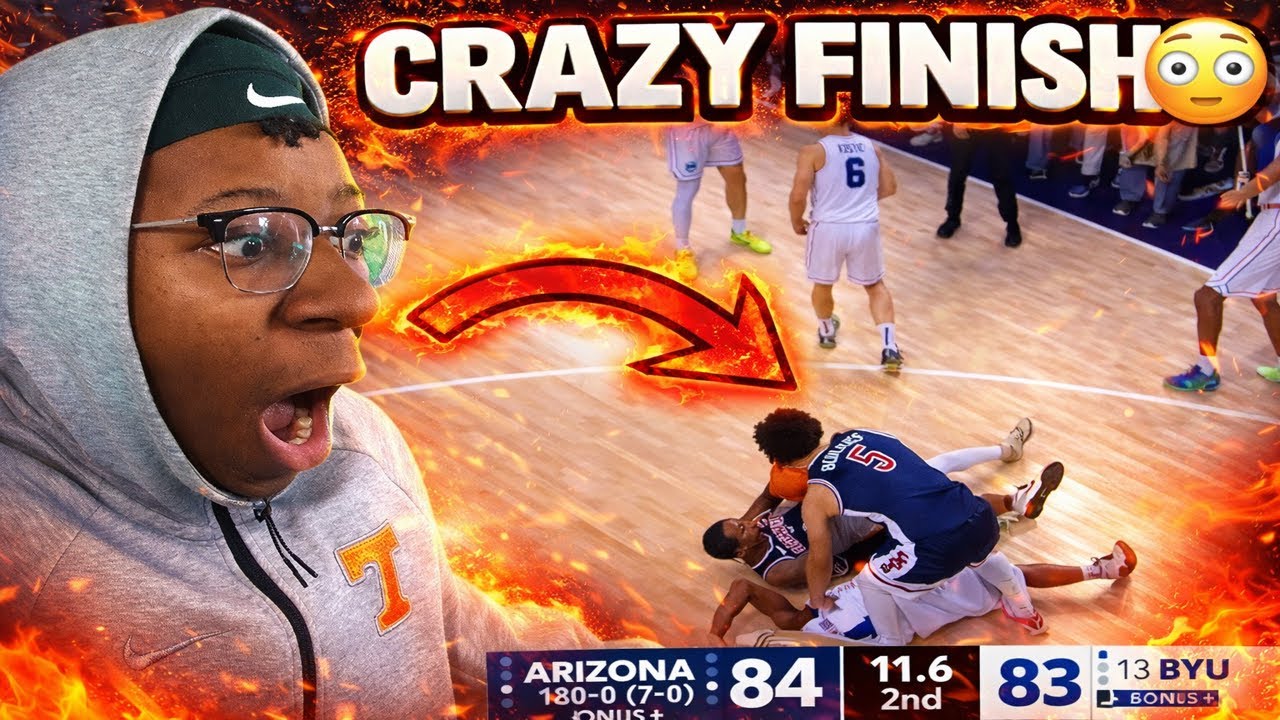 Игра заставила меня прыгать от радости😱 Безумный финал🍿 | #1 Аризона против #13 BYU: полный обзор...