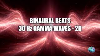 30 Hz Gamma | 300 Hz to 330 Hz Frequency Journey | 2 Hours 🎧✨