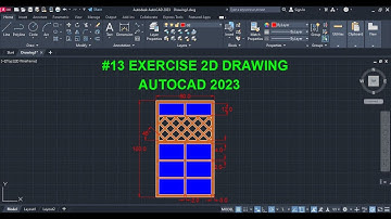 AutoCAD 2D Exercise #13 - A Quick & Easy Guide
