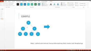 힙 정렬 알고리즘 Heap Sort (part 1/2) - 5 minutes - python [상상개발자]