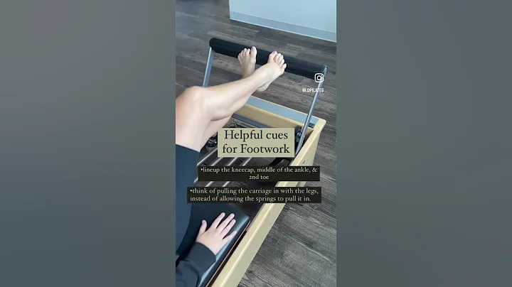 Reformer Pilates Footwork Tips #pilates #pilatesworkout #reformerpilates