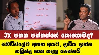 3% තුන 50ක් පන්නන්නේ කොහොමද? නලීන්ද ජයතිස්ස කරන විග්‍රහය