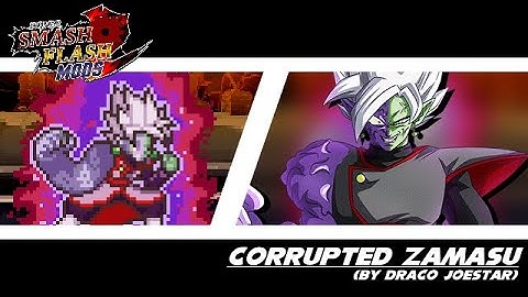 SSF2 Mods Showcase: Corrupted Zamasu (by Draco Joestar)