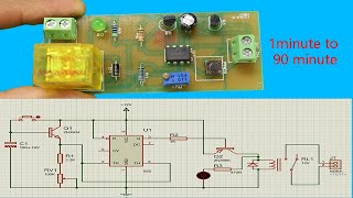 How To Make a Long Duration Time delay | using timer 555