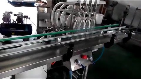 6 heads overflow filling machine for 1L bottle HOFEN PACKING MACHINERY(SHANGHAI)