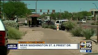 Woman hospitalized after being stabbed on light rail