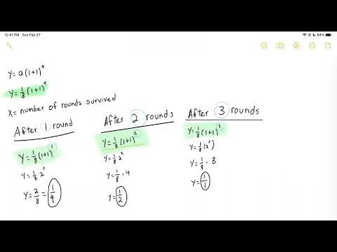Exponential functions in math project