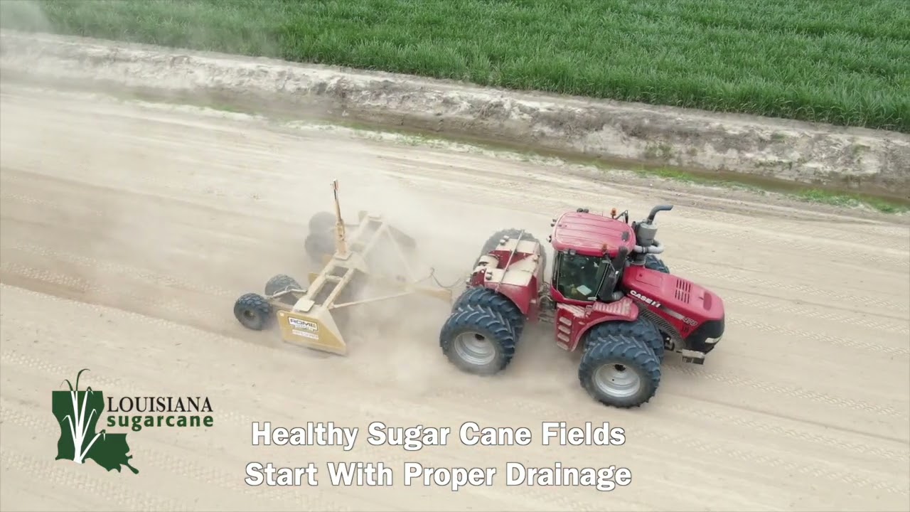 Land Leveling in Louisiana sugarcane fields