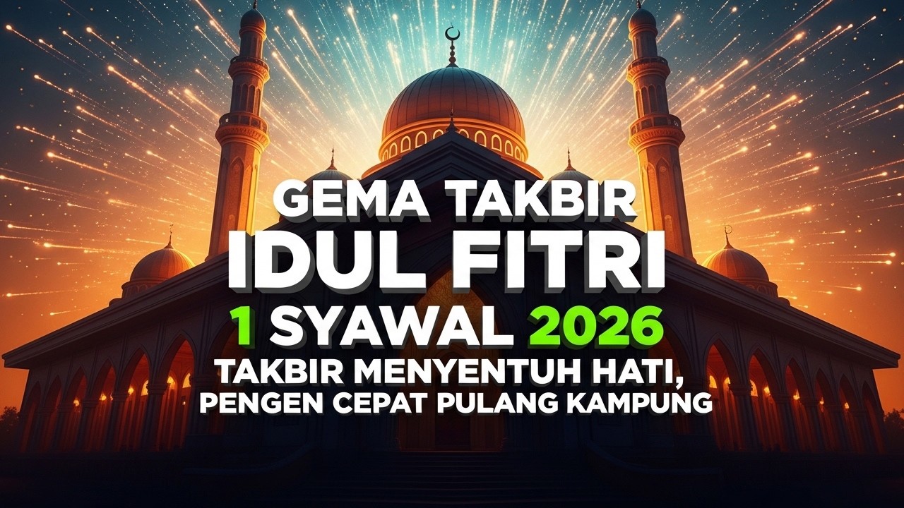 😭Takbiran Lebaran 2026 Merdu Banget – Kumandang Takbir 1447H Nonstop Bikin Nostalgia 001