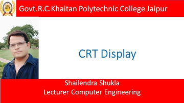 CRT DISPLAY (CS - 210) BY SHAILENDRA SHUKLA