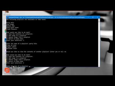 Java-based Music Library (Demo )