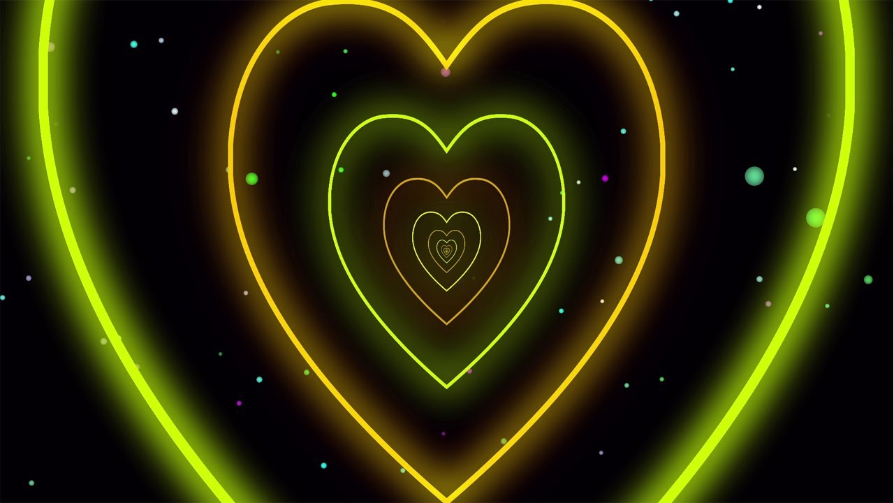 Heart Tunnel VJ Loop Background ǁ Heart Background ǁ Moving Heart ...