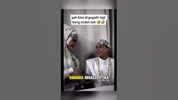 KETIKA SUDAH SAH MENIKAH TAPI ENDINGNYA MALAH BEGINI‼️ #ngakak #nikah #pengantinviral #lucu