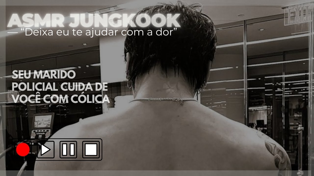 Seu marido policial cuida de você com cólicas|ASMR JUNGKOOK.