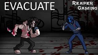 FNF - Jeff The Killer Vs Eyeless Jack (Evacuate Cover) FNF MOD