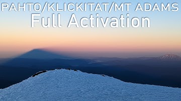 Mt Adams Summits on the Air Full Activation | SOTA VOTA | Morse Practice