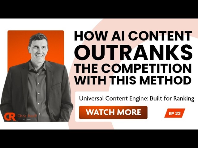 How AI Content Outranks the Competition With This Method