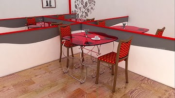 How I Model The Creative Hotel Interior Scene In Maya - by PCW