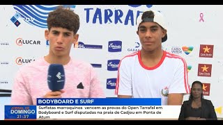 Surfistas marroquinos vencem as provas do Open Tarrafal em Bodyboard e Surf