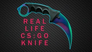 Real Life Csgo Knife Unboxing Karambit Fade Knife