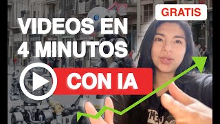 En 4 minutos crea VIDEOS automatizados con IA para tu canal de Youtube