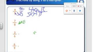 Teaching Equivalent Fractions Using the Smart Board
