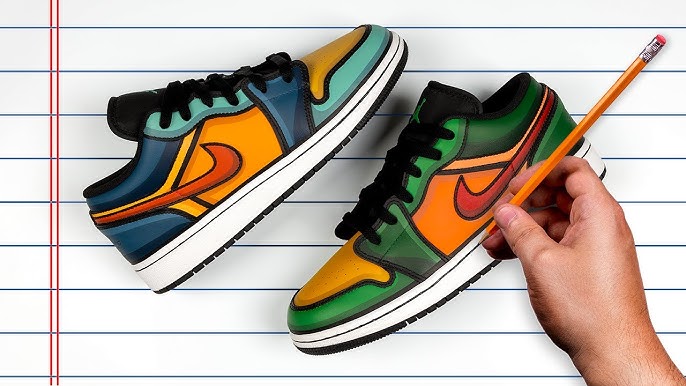 Custom paint nike air force 1 af1 cartoon style by Michelleecheve