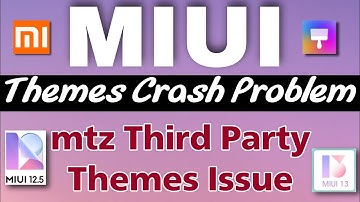 MIUI Theme Automatically Changing To Default Problem | Help @NixAndrow @TechRush_